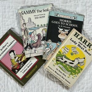 Book Bundle Vtg I Can Read Lot Matte Hardcover Early Reader Harry Sammy Morris